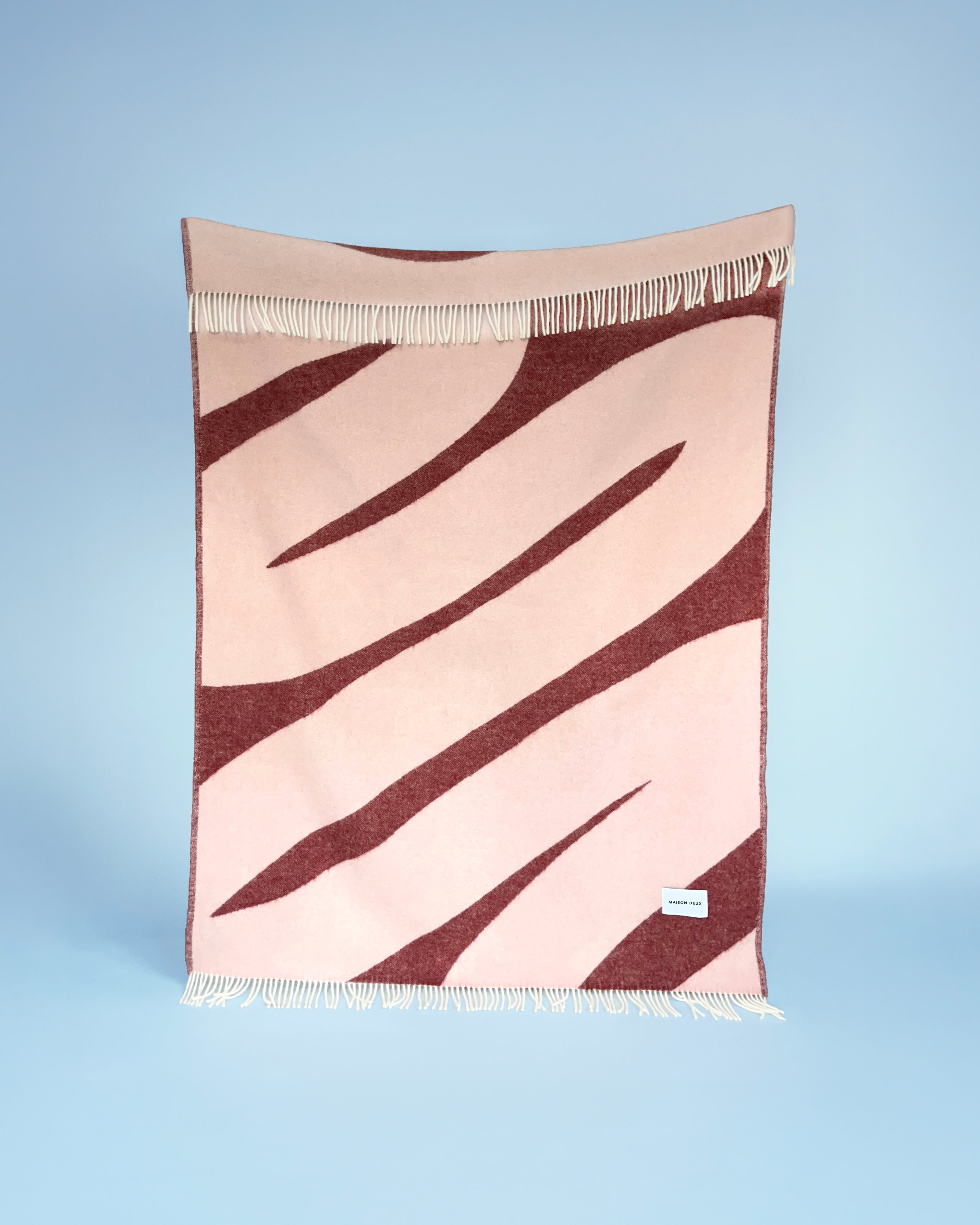 Swirl Plaid Roze Bordeaux