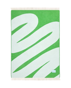 Swirl Blanket Apple White