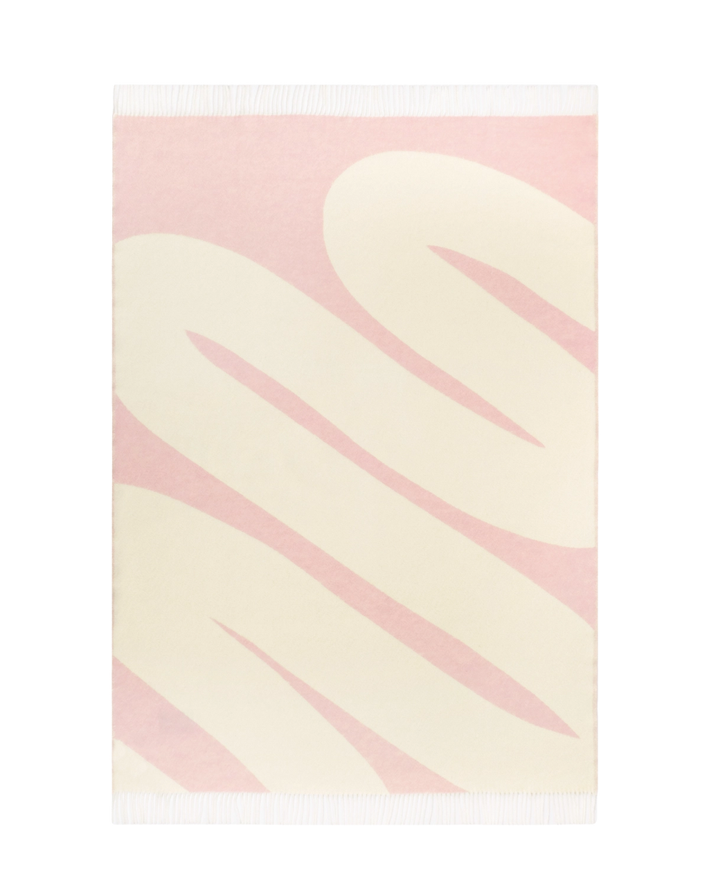 Swirl Decke Buttergelb-Rosa