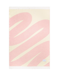 Swirl Decke Buttergelb-Rosa