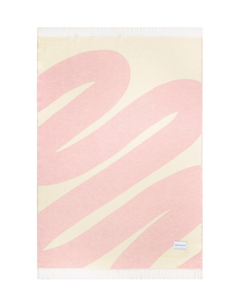 Swirl Blanket Butter Yellow Pink