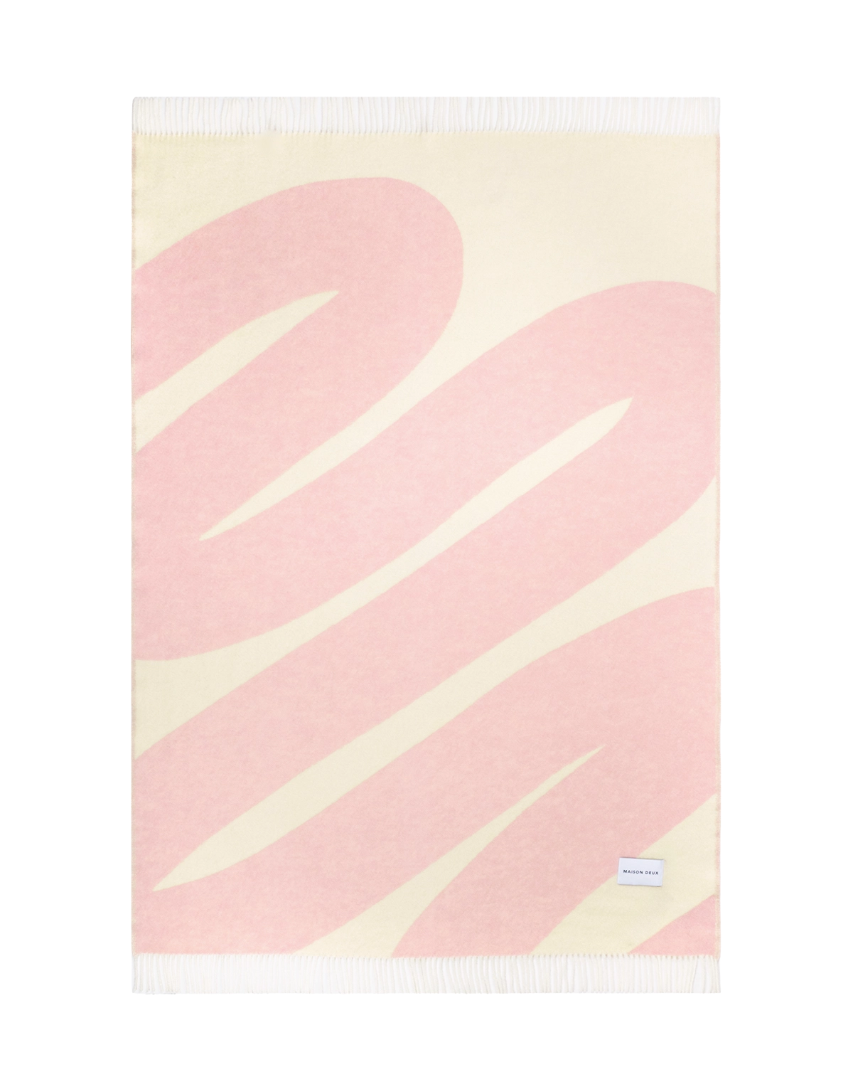 Swirl Plaid Botergeel roze