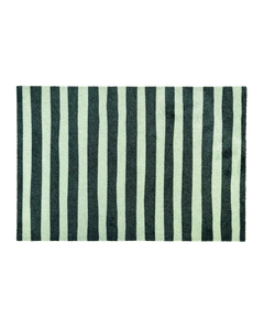 Wobbly Stripe Doormat Green Sage