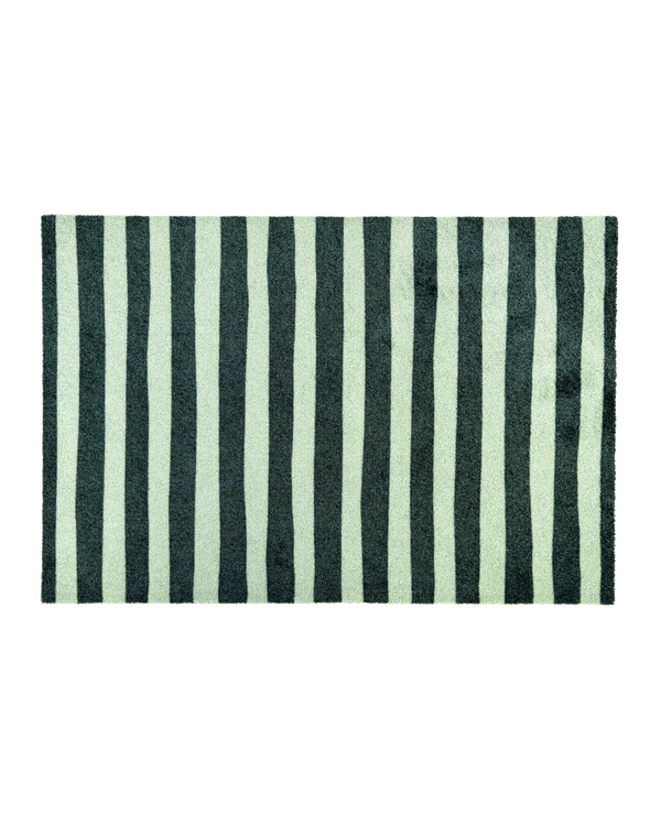 Wobbly Stripe Fußmatte Grün-Salbei