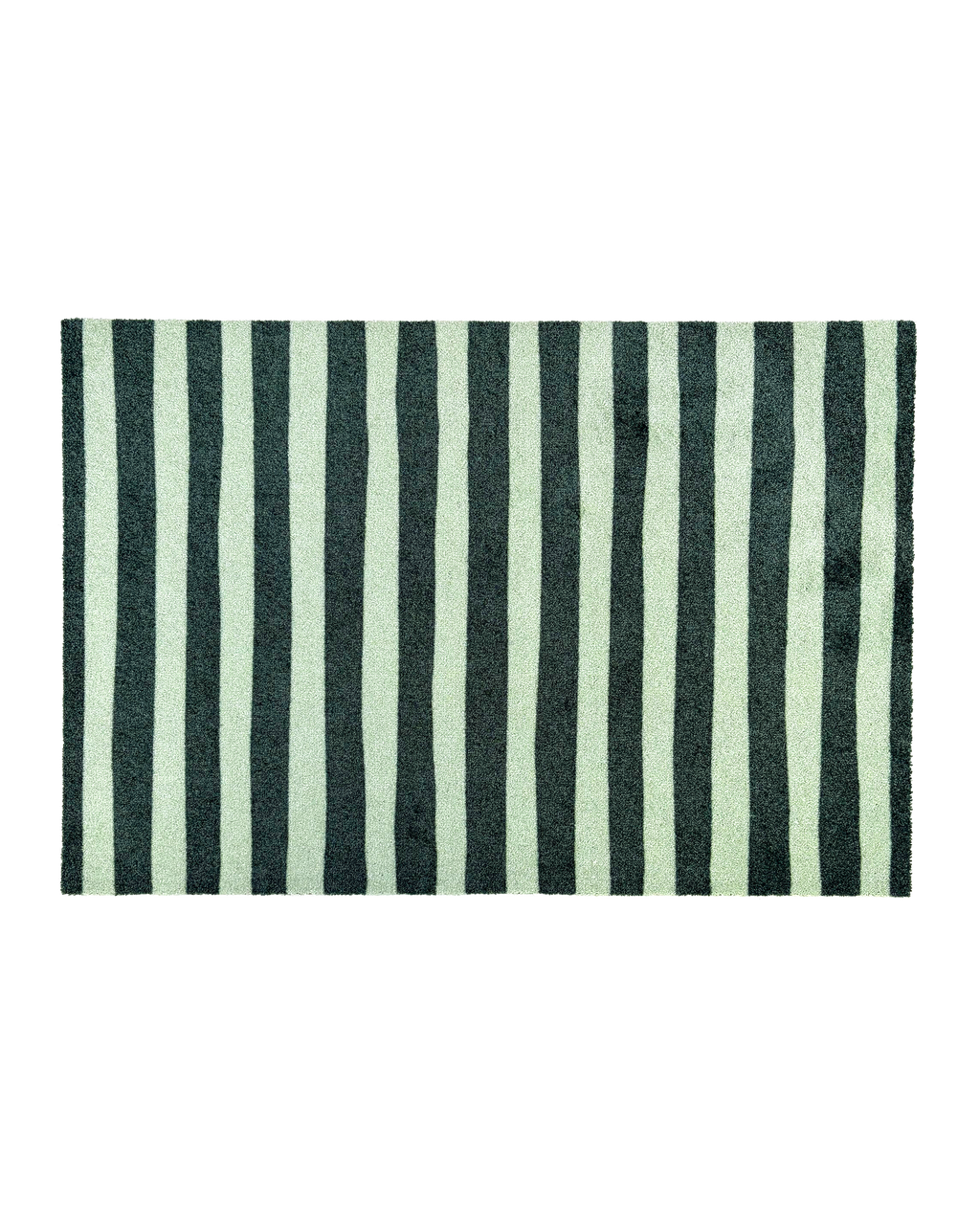 Design Custom Size Doormat Wobbly Stripe Green Sage | Maison Deux
