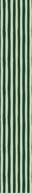 Wobbly Stripe Doormat Green Sage