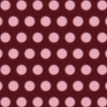 Puffy Polka Doormat Bordo Pink
