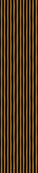 Wobbly Stripe Doormat Black Toffee