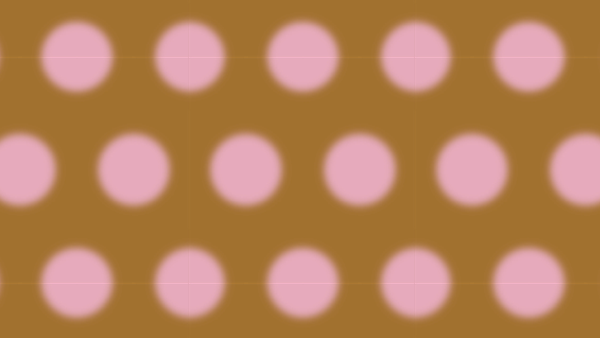 Puffy Polka Doormat Toffee Pink