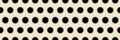 Puffy Polka Doormat Vanilla Black