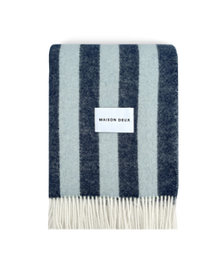 Plaid Candy Wrap XL Bleu Marine Glace