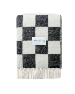 Plaid Damier Noir Blanc