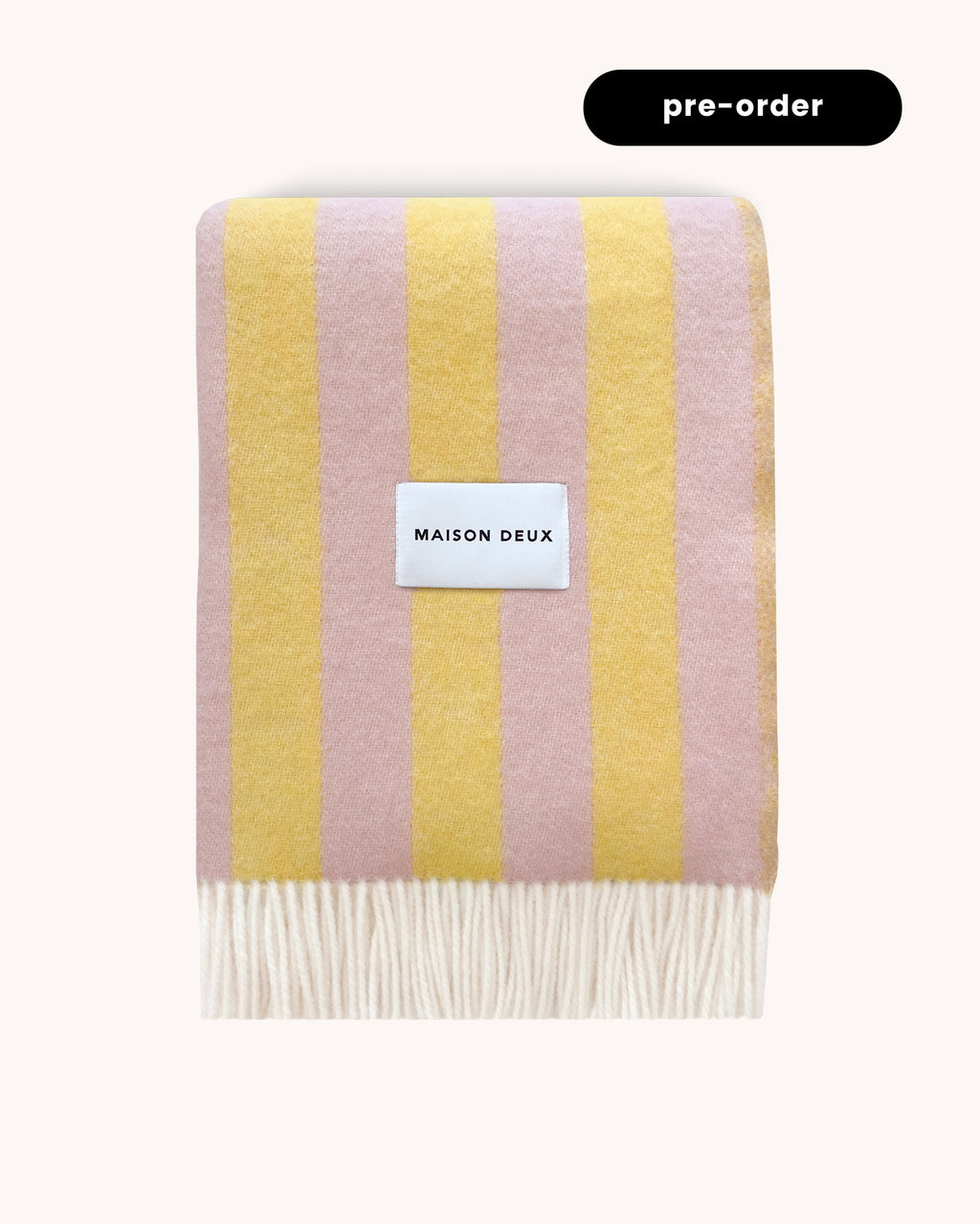 Candy Wrap Blanket Pink Yellow