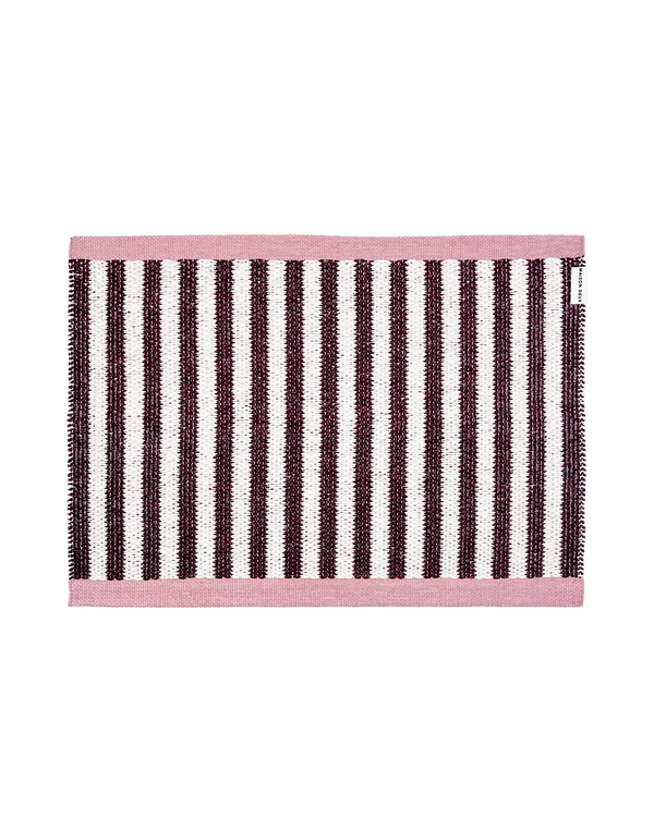 Stripe Doormat Pomegranate 50 x 70 cm
