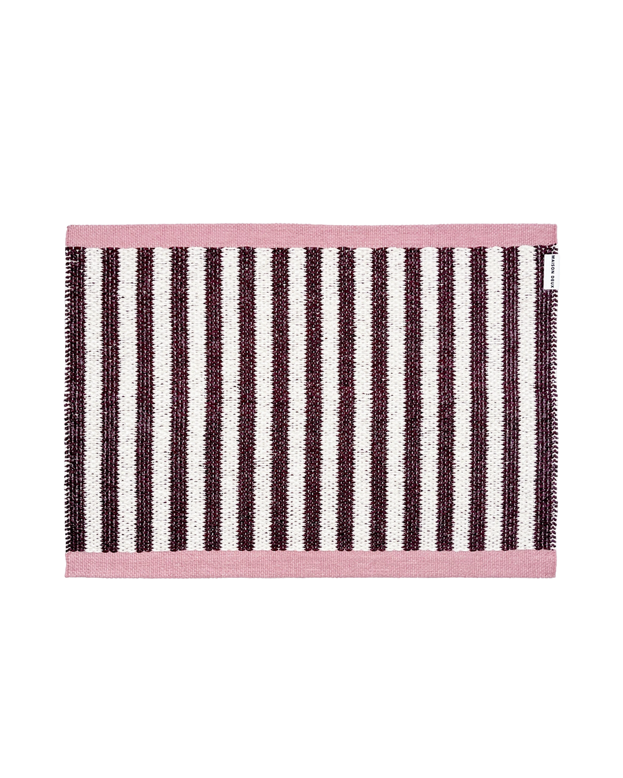 Stripe Doormat Pomegranate 50 x 70 cm