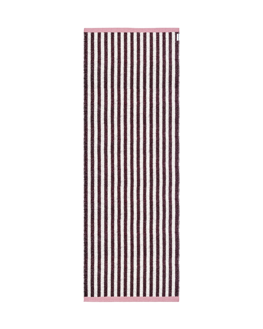 Stripe Rug Pomegranate