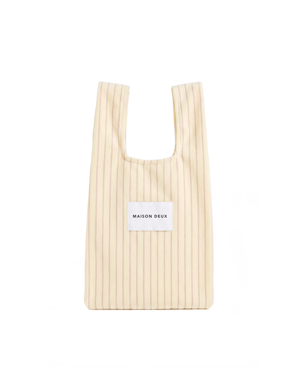 Terry Shopper Mini Butter Yellow Pink