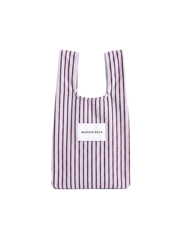 Terry Shopper Mini Lilac Bordo