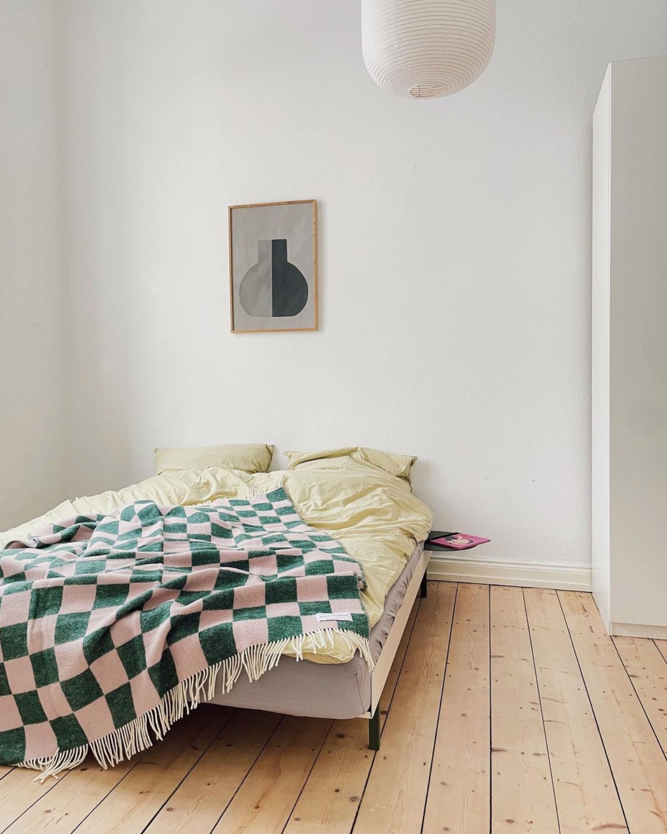 Additional_Checkerboard Blanket Green Pink